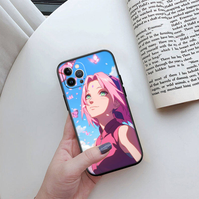 MH105 Чехол для телефона Наруто Учиха Саске для iPhone 7 8 11 12 13 14 15 16 17 16E XS Pro Max XR X SE Air