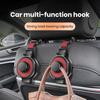 Крюк для хранения подголовника автомобильного сиденья, органайзер, многофункциональная прочная несущая легко устанавливаемая автомобильная вешалка для хранения автомобиля