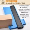 Youabubu Contour Gauge, Contour Gauge, Contour Gauge, Mould Making Tool, Measuring Tool, High Precision Curved Ruler, Contour Copy, DIY (5 Inch)