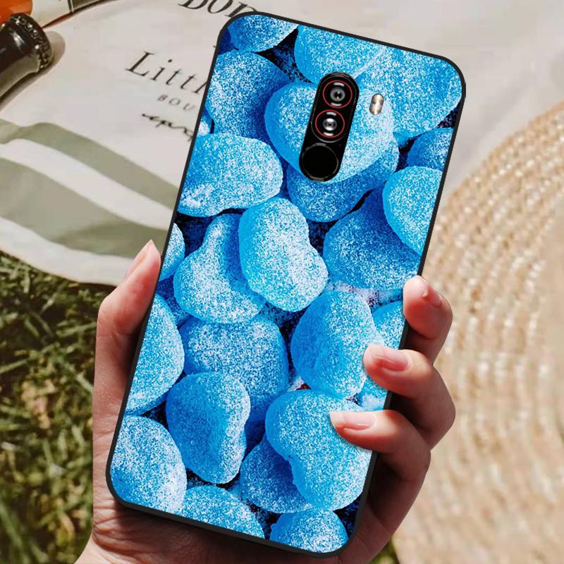 Для xiaomi mi pocophone f1 Чехол Силиконовая задняя крышка Чехол для телефона для xiaomi poco F1 Чехлы Pocofone F1 6.18 дюйма Мягкий бампер coque