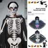 Goth Halloween Props Cloth Skull Bones Cloak Fashion Skeleton Cape  Hallowmas