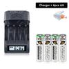 PALO Rechargeable Battery 1.5V Li-ion AAA AA Batteries+LCD Display Charger For Li-ion Ni-Mh Ni-Cd AA AAA Battery