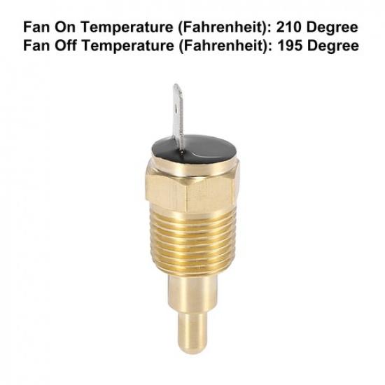 Universal Pack(1)Radiator Engine Cooling Fan Temperature Sensor Switch 3/8" NPT