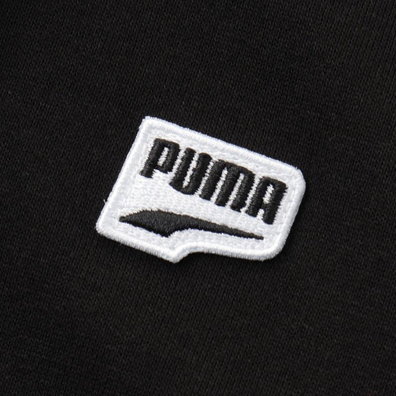 Puma Спортивная повседневная трикотажная куртка с капюшоном Мужские куртки Черный 531427-01
