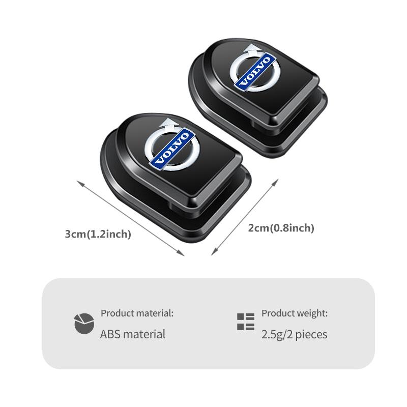 For Volvo Car Seat Back Hook Hanger Pouch Clothes Hanging Fastener Clip V60 V90 S60 S80 S90 C30 XC40 XC60 XC70 XC90 V40