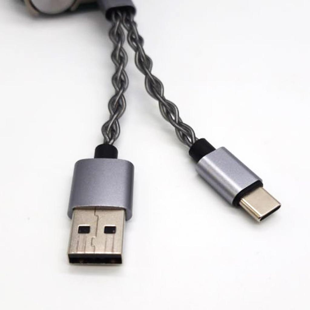 IBasso Audio CB19 iBasso Audio Отдельный кабель питания OTG USB-Type C Dongle DAC Блок питания Адаптер Прочный портативный усилитель ЦАП с серебряным покрытием