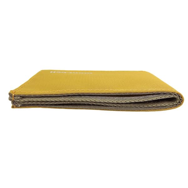 Montbell Wallet Mens Womens Two-Fold Compact Simple Flat (Yellow YL)