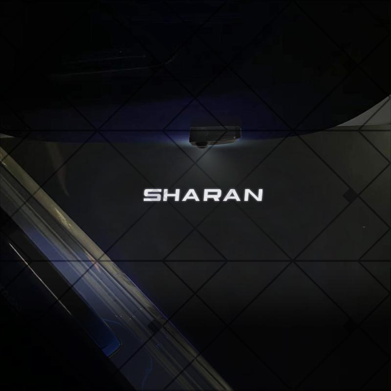 1/2Pcs For 4 Motion Passat Beetle Caddy Touran T-Cross Sharan Amarok GTD Logo Car HD Projector Lamp LED Auto Door Welcome Light