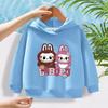Children's Hoodie New Trendy Labubu Kids Cute Cartoon Casual Daily Hoodie 100-160cm Boys Girls