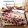 Pinkrose Customize Your Name Duvet Cover Soft Bedding Set For Bedroom Guest Room And Dorm Decoration Threepiece Set Includes 1 Duvet Cover 2