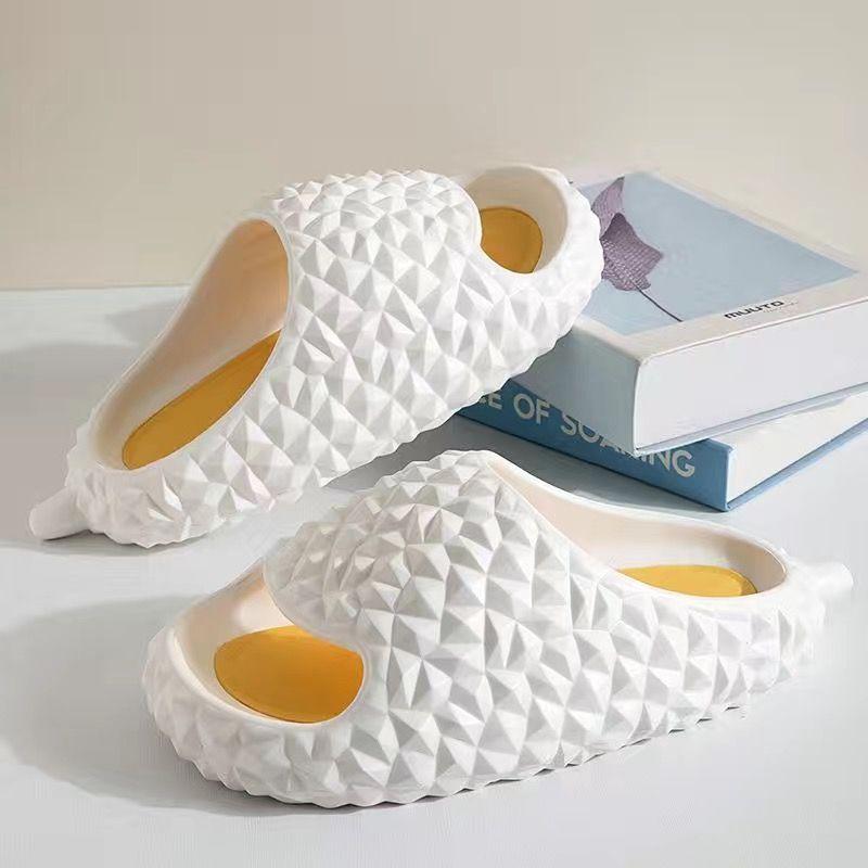 Женские домашние тапочки 2024 Новые поступления Тапочки из дуриана Летние пары Повседневные удобные шлепанцы Женские туфли на плоской подошве Пляжная обувь Шлепанцы