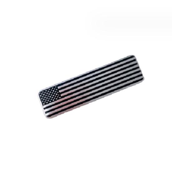 2x Car Stickers 3D Metal USA Flag Decal Body American Emblem Styling Accessories