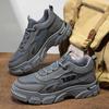 Autumn Men'S Shoes Breathable Labor Insurance Shoes Men'S Trend Thick-Soled Tooling Shoes Casual Sports Board Shoes Trendy Shoes