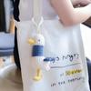 2Pcs Plush Cute Cartoon Duck Doll Keychain Refueling Duck Ugly Doll Backpack Pendant Small Travel Bag Gift Key Chain Accessories