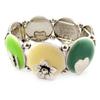 [E6964] - Green 'Macarons' Designer Bracelet