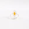 Natural Citrine Gemstone 925 Sterling Silver Jewelry Handcrafted Statement Ring RR-25-6