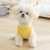 Cute Three-dimensional Chick Teddy Bigbear Summer Traction Small and Medium Dog Vest Cat Puppy Dog Pet Clothes