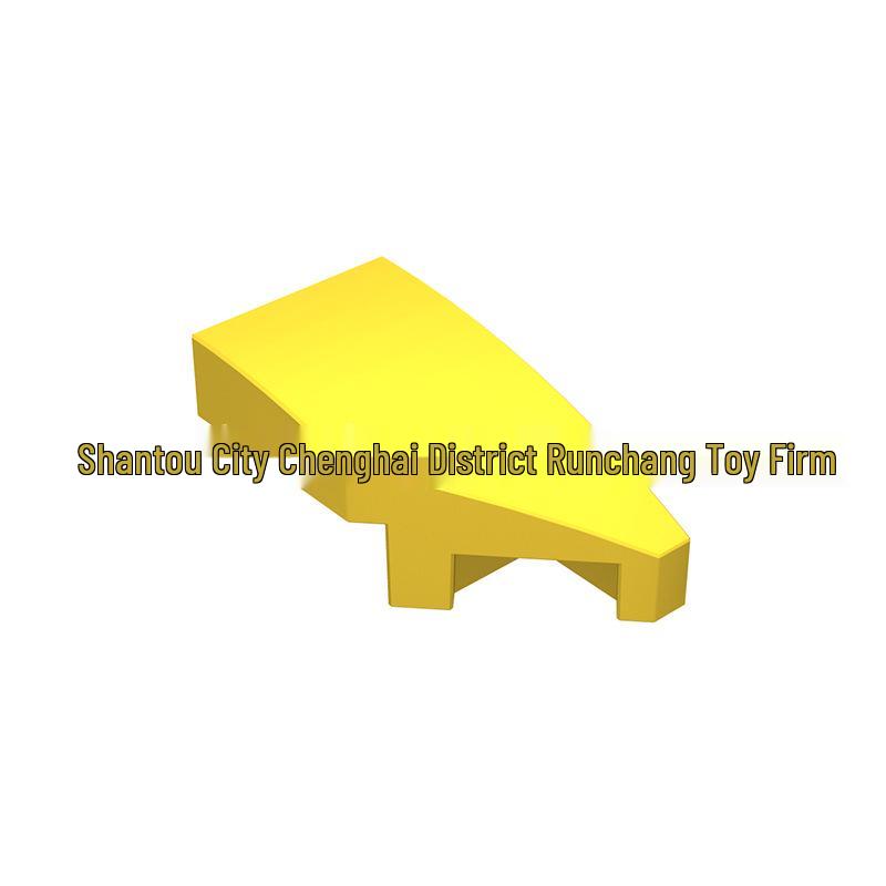 Interlocking 1x2 Right Curved Wedge Block Compatible with 29119