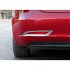 For Tesla Model 3 2017-2023 ABS Chrome Rear Bumper Fog Light Lamp Cover Trim 2pc