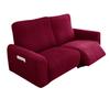 Jacquard Recliner Chair Cover 1 Seat/2 Seat Stretch Soft Sofa Slipcover Couch Cover Furniture Protector Chair Covers Washable