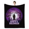 Halloween Series Printed Blanket for Sofa Bed Travel Camping Living Room Office Conditioning Blanket for All Seasons Gifts