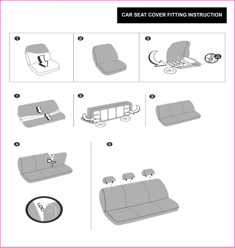 Комплект чехлов на сиденья автомобиля из 9 предметов, универсальный, подходит для большинства автомобилей, аксессуары для салона, черные чехлы на сиденья для большинства автомобилей, грузовиков, внедорожников