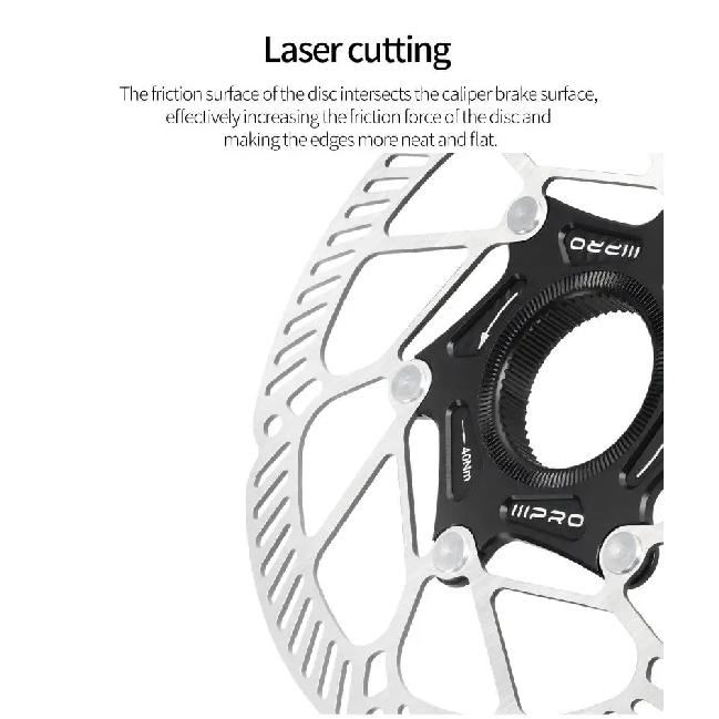 IIIPRO Centerlock Disc Brake Rotor Ultra-Light Road Bicycle Brake Disc Heat Dissipation Hydraulic 140/160/180/203mm Disc Rotor