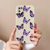 For Oppo A52 A72 A92 Case Butterfly Heart Simple Back Cover Soft Liquid Silicone Funda Camera Protection Anti Drop Phone Housing