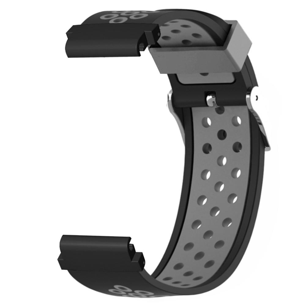 Для Huami Amazfit Falcon/Garmin Fenix 7/6/5 Двухцветный ремешок для часов Силиконовый ремешок с 22-мм ПК-коннектором