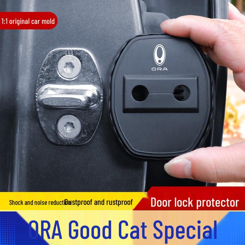 Silicone Protective Dustproof Door Lock Cover for ORA Good Cat Car