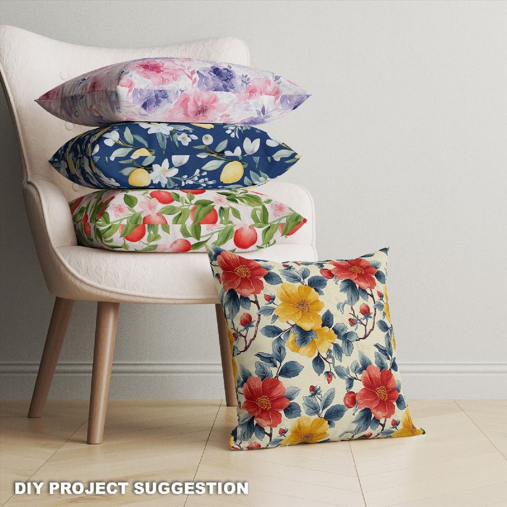 Outdoor Dekostoffe Oxford - Motiv Blumen I Dx5354