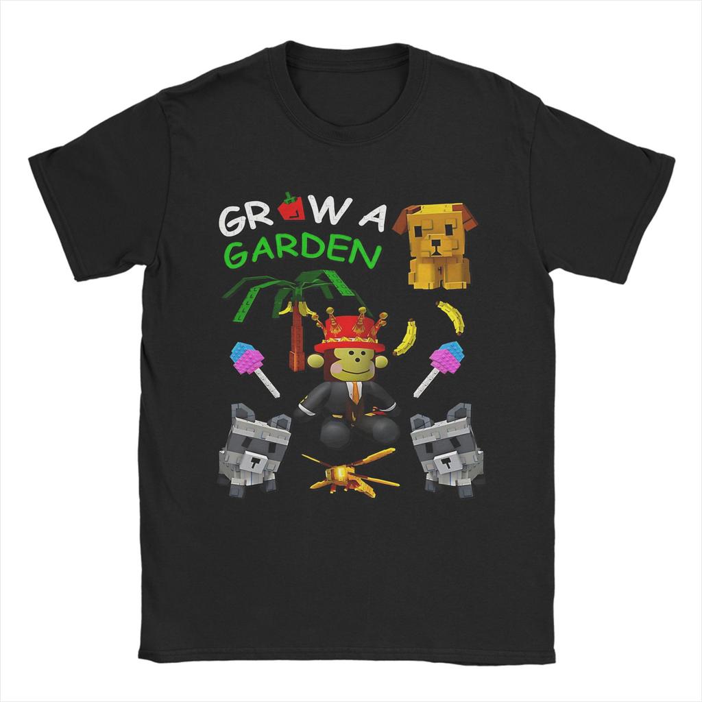 Ретро Я Выращиваю Сад Футболки Мужские Круглый Вырез Короткий Рукав Одежда 100% Хлопок Летние Топы