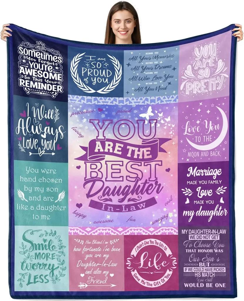 Cozy Soft Throw Blanket Perfect Gift for Best Friends Birthday Home Textile