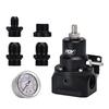 AN10 PQY EFI Fuel Pressure Regulator ( 0-160psi Gauge )-10AN 10/10/6 Inlet & Return Ports For BMW E30 M20 6cy with PQY Sticker