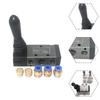Pneumatic Hand Pull Valve 4H210-08 5 Port 2 Position With 6mm OD Tube Connecter