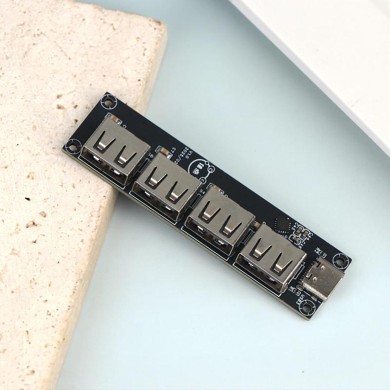 USB 2.0 хаб CH334, 4 порта, USB-расширитель, MTT, Multi Transaction Translator, USB-разветвитель, модуль для DIY-электроники