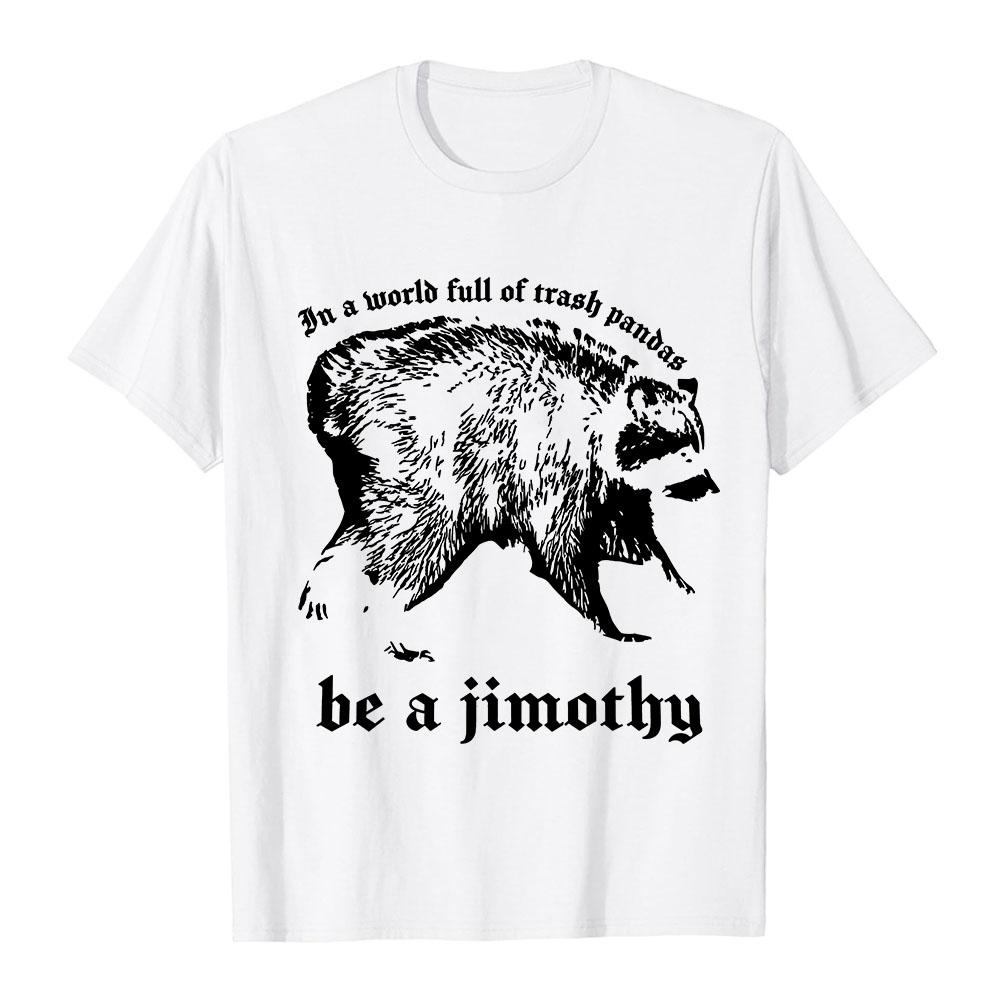 Jimothy The Racoon Graphic Tshirt Funny Seattle Washington Meme Tees Comfort Colors Unisex Weirdcore T-shirt Cotton Summer Tops