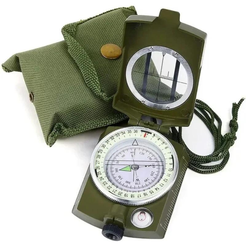 High Precision Compass Professional Outdoor Camping Multifunctional Military Green Precise Geological Tactical Compass