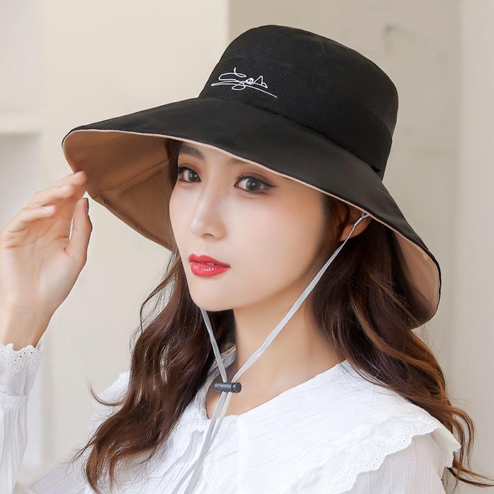 UV Protection Daisy Bucket Hat Sunscreen Fisherman Cap Fashion Outdoor Sun Hat Fishing