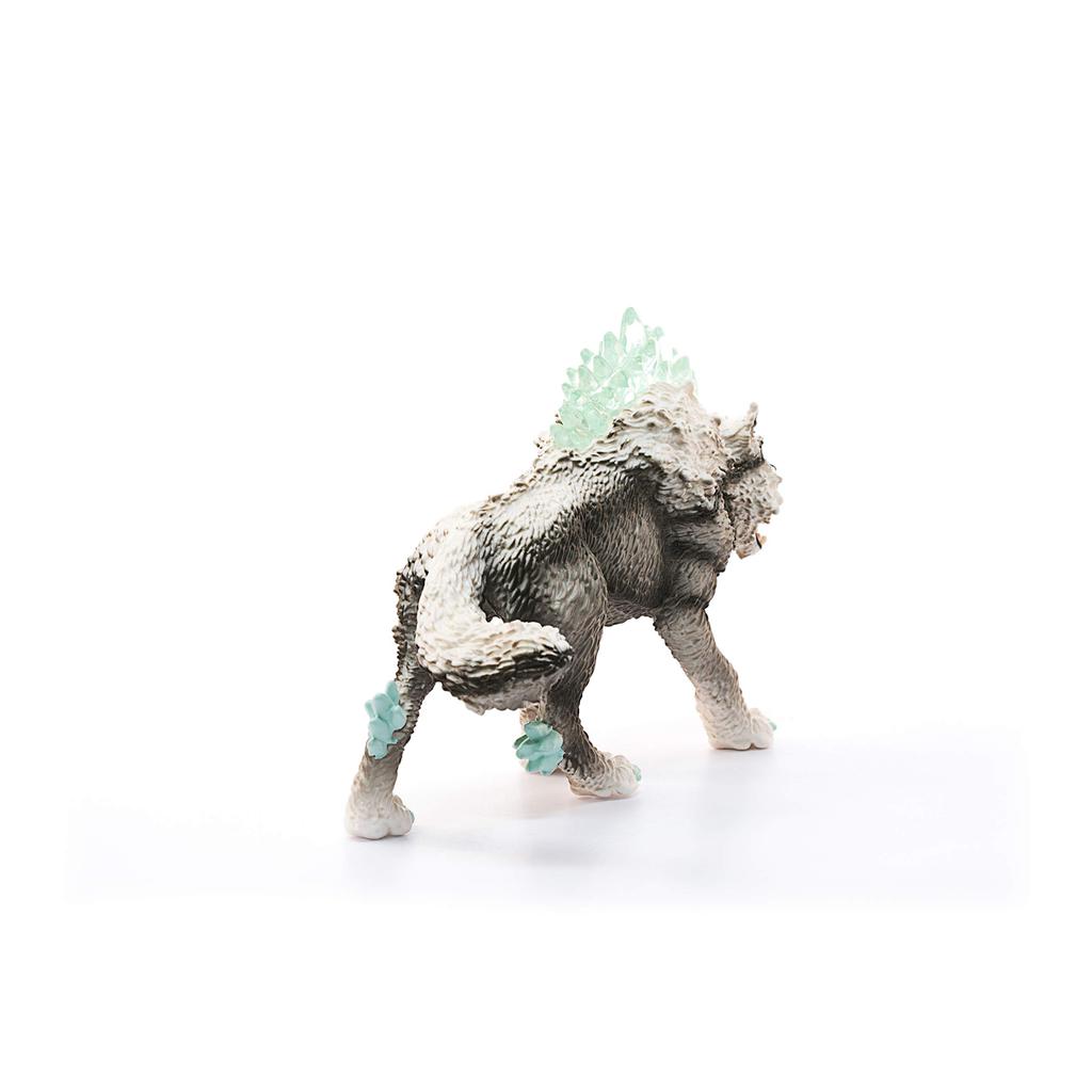 Schleich Eldorado Snow Wolf Ages Realistic Monster Toy 42452 Figure, 6+,