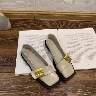 Модная женская обувь Мэри Джейн на плоской подошве, квадратный носок, женская обувь в ассортименте, повседневная, по низкой цене, летняя обувь 2025 года, популярная