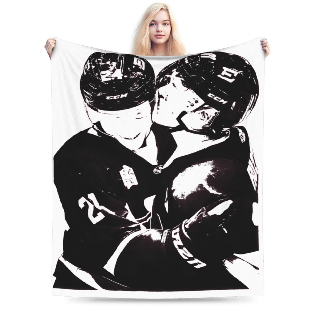 Heat Hockey Heated Hivally Blanket Quality Comfortable Throw Blanket Winter Travel Couch Bed Pattern Bedspread
