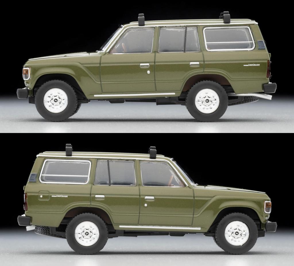 TOMYTEC Tomica Limited Vintage Neo Toyota Land Cruiser 60 Olive полный продукт с фигуркой 330882 1/64 LV-N279e Canoe,