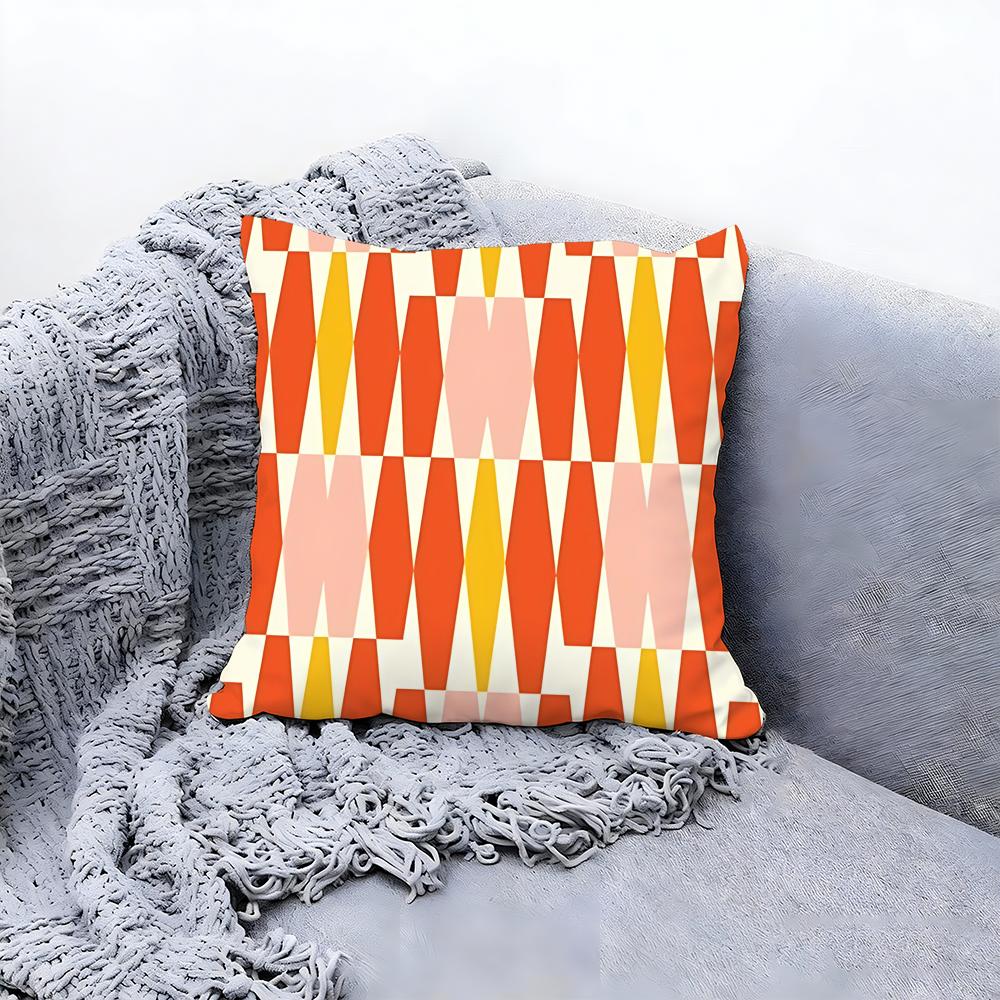 rustic weave texture Cushion Cover Premium Comfort Reversible Pillow Cove Two in One Design for Any Room  Car Interior