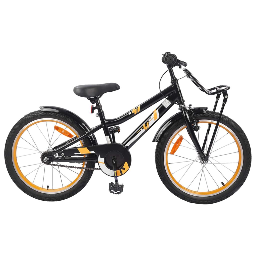 Kids Bike 20 Inch for Ages 6 11 Orange and Black