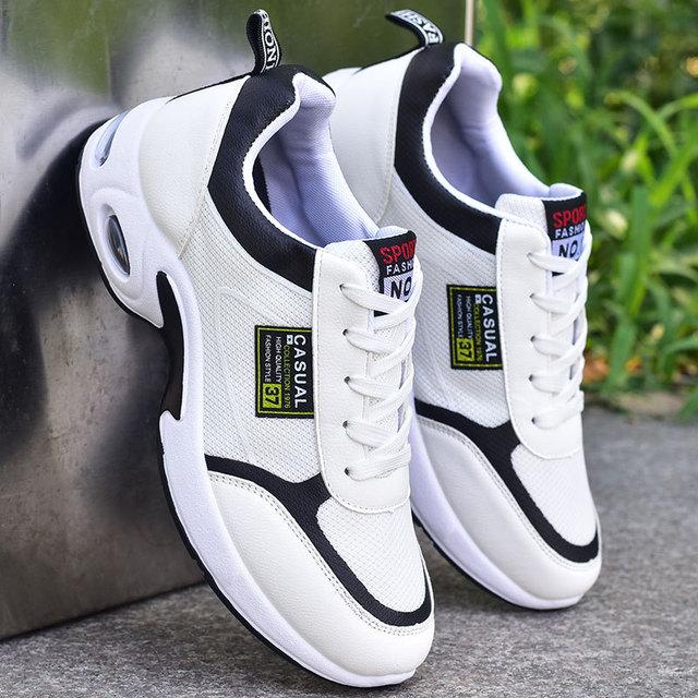 Повседневная обувь, мужские кроссовки, уличная прогулочная обувь, лоферы, мужская удобная обувь, мужская обувь, белая обувь с рисунком животных