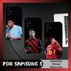 ФУТБОЛ R-Rodri-i Чехол для телефона игрока Для Samsung S25,S24,S21,S22,S23,S20,Ultra,S26,Plus,Fe,Note,5G Черная крышка