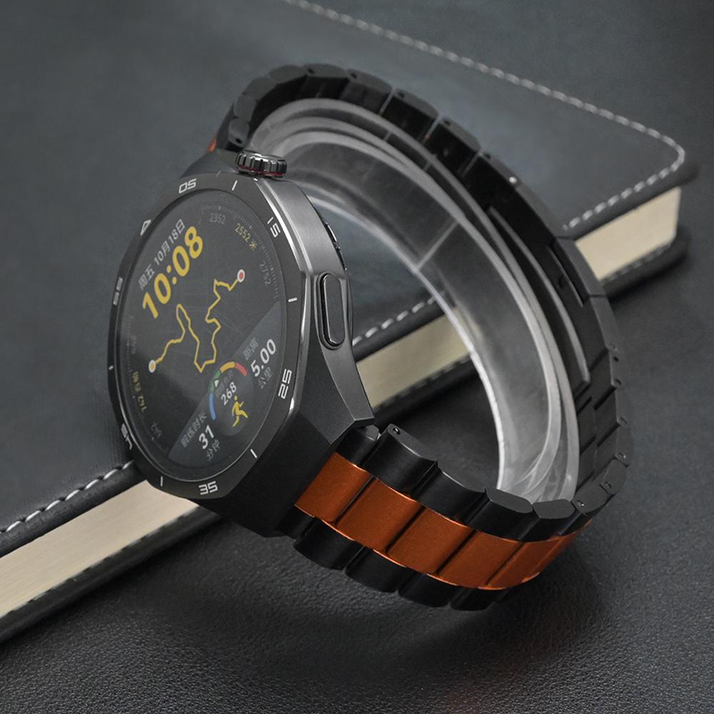 Металлический ремешок из нержавеющей стали 22 мм для Huawei Watch GT5 Pro 46 мм 4 4 Pro Ultimate Band Для Amazfit Balance GTR 2 Oneplus Watch 3 2