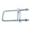 2Sets With Baffle Square Clamp Iron Squa Bolt New Pipe U-clamp