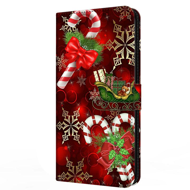 Чехол для Xiaomi Poco F7 F 7 с подставкой-книжка из кожи Merry Christmas Магнитный кошелек-защита Redmi Turbo 4 Pro